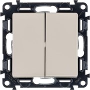 Выключатель 2-кл. слон. кость VALENA LIFE Legrand 752505