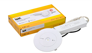 Светильник аварийный ДПА-130, аккумулятор, 3ч, IP20, IEK LDPA0-130-1-3-K01 IEK LDPA0-130-1-3-K01