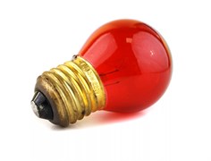Лампа DECOR P45 CL 10W E27 RED (230V) FOTON_LIGHTING  -    (S101) 605931
