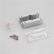 Соединитель прямой ARL-CLEAR-U15-Line (26x15mm) (ARL, Металл) (упак.10шт) 022701