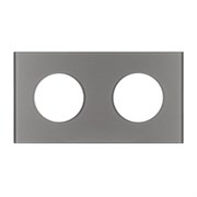 Рамка стеклянная FRM-GLARE-GC-2-GR (Arlight, -) 043837