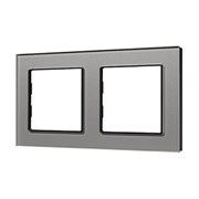 Рамка стеклянная FRM-GLARE-GS-2-GR (Arlight, -) 043798