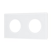 Рамка стеклянная FRM-GLARE-GC-2-WH (Arlight, -) 043835