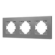 Рамка пластиковая FRM-PERIO-PL-3-GR (Arlight, -) 049756