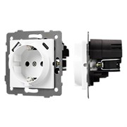 Механизм розетки с быстрой USB зарядкой SCT-MUAC-PL-WH-V (250V, 16A) (Arlight, -) 049822