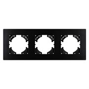 Рамка пластиковая FRM-PERIO-PL-3-BK (Arlight, -) 049755