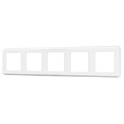 Рамка пластиковая FRM-VERSA-PL-5-WH (Arlight, -) 045190