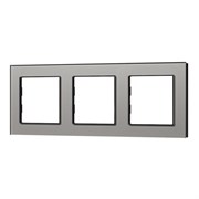 Рамка стеклянная FRM-GLARE-GS-3-GR (Arlight, -) 043801