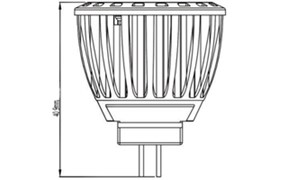 Светодиодная лампа MR11 4W30W-12V Warm White (Arlight, MR11) 019436