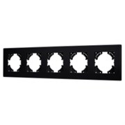 Рамка пластиковая FRM-PERIO-PL-5-BK (Arlight, -) 049763