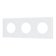 Рамка стеклянная FRM-GLARE-GC-3-WH (Arlight, -) 043838