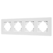 Рамка пластиковая FRM-PERIO-PL-4-WH (Arlight, -) 049758