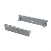 Заглушка для ALM-FLAT-S серая с отверстием (Arlight, Пластик) 026743-1