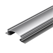 Профиль с экраном ALM-ARC-DOUBLE-2000 ANOD+FROST (Arlight, Алюминий) 029852-1