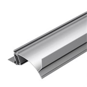 Профиль с экраном ALM-ARC-SIDE-2000 ANOD+FROST (Arlight, Алюминий) 029851-1