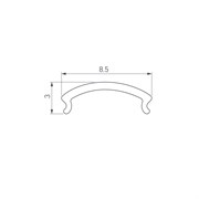 Экран WARDROBE-1530-2000 OPAL (Arlight, Пластик) 050159