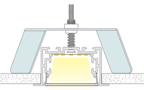 Держатель S2-LINIA55-F Set (Arlight, Металл) 021191-1