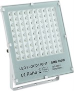 Светильник STR-FIRE REF 100W 4200K IP65 40*70гр 230V SMD 11000Лм PF?0.9 белый -  уличный светодиодный   FL-2000000294223