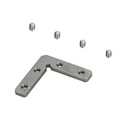 Соединитель ALU-90HOR угловой горизонтальный (Arlight, Металл) 024194-1