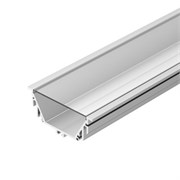 Профиль с экраном ALU-POWER-RW80F-2000ANOD+CLEAR-P (Arlight, Алюминий) 015479-1