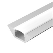 Профиль с экраном ALU-CORNER-2000 ANOD+FROST (Arlight, Алюминий) 014900-1