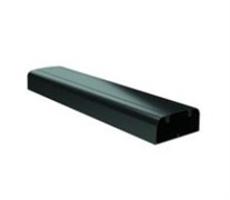 Кабель-канал 110х50 L2000 пластик с фрон. крыш. черн. DKC 01050A 01050A
