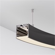 Профиль SL-ARC-3535-D3000-A45 BLACK (1180мм, дуга 1 из 8) (Arlight, Алюминий) 027634-1