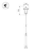 Светильник OXOR-GRADUA-O-400x750-50W Day4000 (BK, 120 deg, 230V) IP65 (Arlight, -) 052392