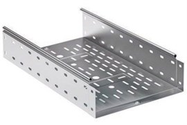 Лоток перфорированный 80х100х3000 мм ДКС RAL 8017 мат 498868017