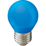 Светодиодная лампа Ecola globe LED color 5,0W G45 220V E27 Blue шар синий матовая колба K7CB50ELB