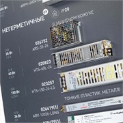 Стенд Блоки Питания ARP-E14-1760x600mm (DB 3мм, пленка) (Arlight, -) 028790(1)