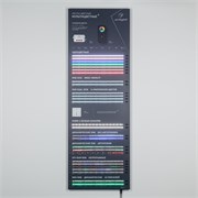 Стенд Ленты Мультицветные RGB RT-LUX-E4-1760x600mm (v.2, DB 3мм, пленка, подсветка) (Arlight, -) 000908
