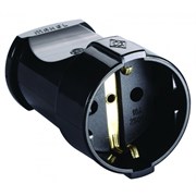 Штепсель (з) черный 10053 1005356