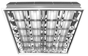 Светильник ЛВО 4х18-CSVT/GR(грильято) под LED лампу ЦБ000000895