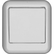 Выключатель 1ОП "Прима"с монт. плитой белый A16-051M-B