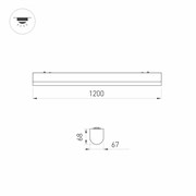 Светильник ALT-LARGO-MOTION-1200-30W Day4000 (WH, 120 deg, 230V) (Arlight, IP65 Пластик, 5 лет) 052672