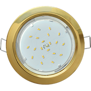 Светильник Ecola GX53 H4 Downlight without reflector_gold ( ) 38x106 (к+) FG53H4ECB