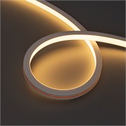Лента герметичная MOONLIGHT-TOP-X320-13x12mm 24V Warm3000 (5 W/m, IP67, sauna, 5m, wire x1) (Arlight, Вывод вниз, 3 года) 051125