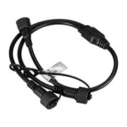 Коннектор питания ARD-CLASSIC-SYNC-RGB Black (230V, 2 ports) (Ardecoled, Закрытый) 031802-2