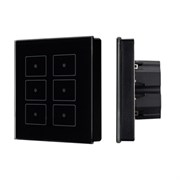 Панель Sens SR-KN0611-IN Black (KNX, DIM) (Arlight, -) 023038-1