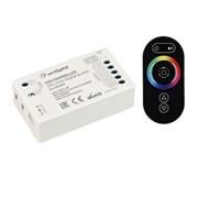 Контроллер ARL-OVAL-RGBW Black (5-24V, 4x4A, ПДУ Овал, RF) (Arlight, IP20 Пластик, 3 года) 032850-1