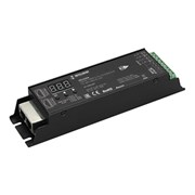 INTELLIGENT ARLIGHT Декодер SMART-DMX512-304-83-RDM-SUF Black (12-48V, 4x8A, RJ-45) (IARL, IP20 Металл, 5 лет) 028444(1)