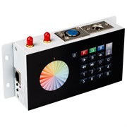 Контроллер DMX SR-2816WI Black (12V, WiFi, 8 зон) (Arlight, IP20 Металл, 3 года) 020682-1