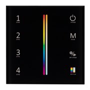 Панель Sens SMART-P55-MULTI Black (3V, 4 зоны, 2.4G) (Arlight, IP20 Пластик, 5 лет) 028310-1