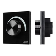 Панель SMART-P37-DIM-IN Black (230V, 1.2A, TRIAC, Rotary, 2.4G) (Arlight, IP20 Пластик, 5 лет) 028109-1