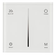 Панель SMART-P36-DIM-IN White (230V, 1.2A, TRIAC, Sens, 2.4G) (Arlight, IP20 Пластик, 5 лет) 027113-1