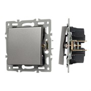 Механизм выключателя одноклавишный непроходной SWT-MK01-PL-GR (250V, 16A) (Arlight, -) 043712