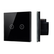 Выключатель сенсорный SWT-OMALI-S02-ZB-BK (250V, 10A, Zigbee) (Arlight, Стекло) 050040