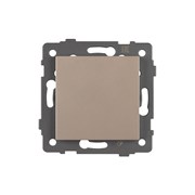 Механизм выключателя одноклавишный самовозвратный SWT-MKR1-PL-GD-V (250V, 10A) (Arlight, -) 049882