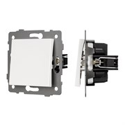 Механизм выключателя одноклавишный перекрёстный SWT-MKX1-PL-WH-V (250V, 10A) (Arlight, -) 049875